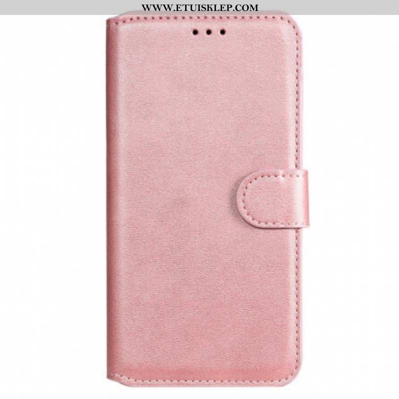 Etui Folio do Oppo Reno 6 5G Jednolity Kolor